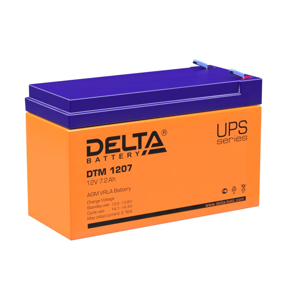 Аккумулятор Delta DTM 1207 12 В 7 Ач
