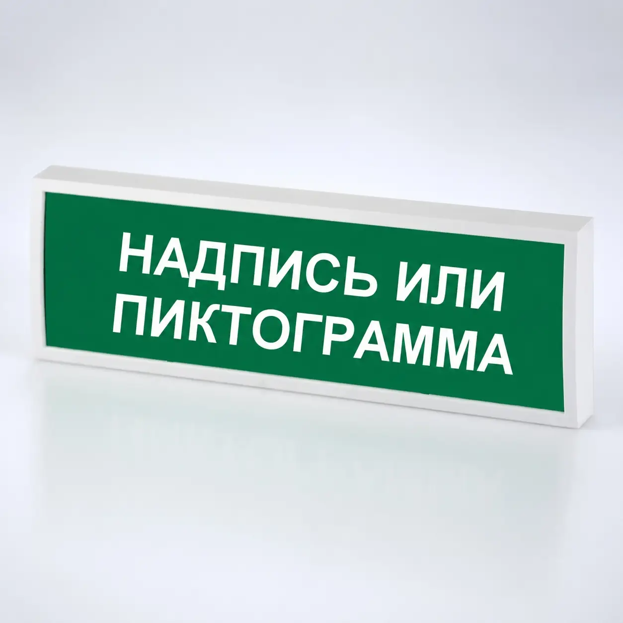Световое табло КОП-25 (КОП-25П) (IP54) «Выход», зеленый фон
