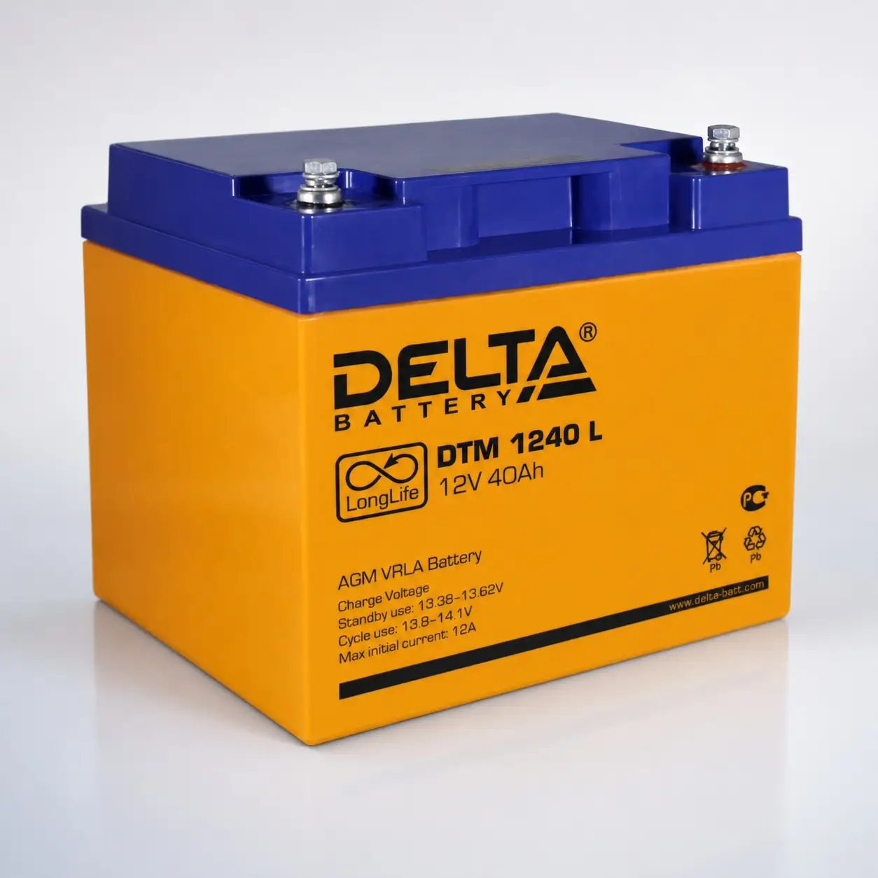 Аккумулятор Delta DTM 1240 L 12 В 40 Ач