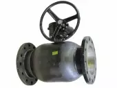 Кран шаровый фланцевый 11с32п Ду-300/250 с редуктором