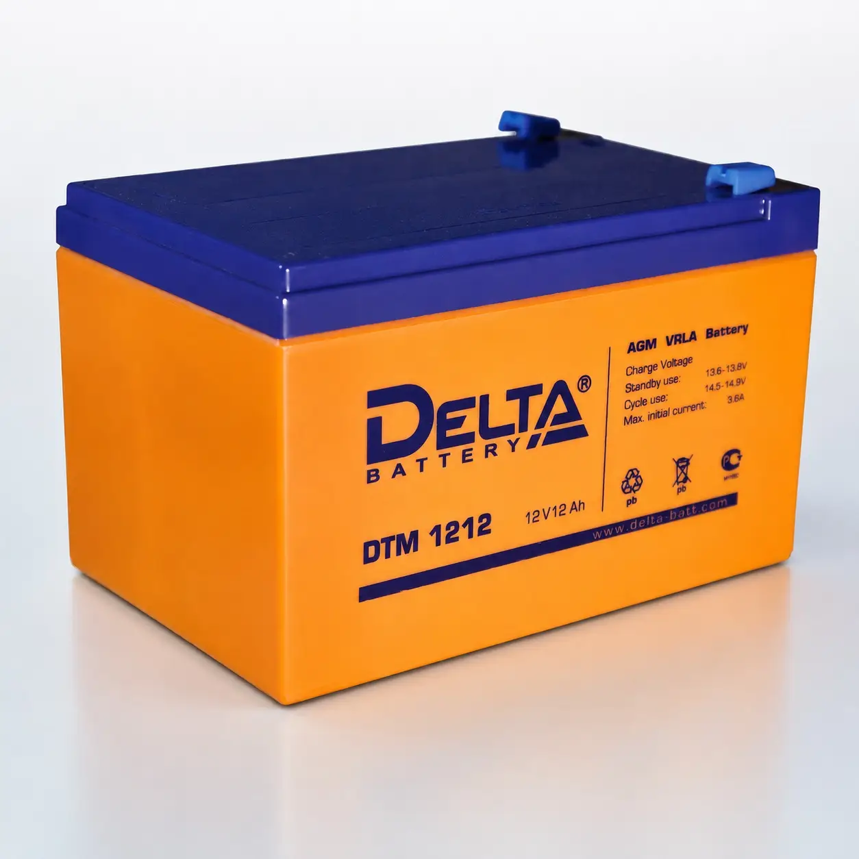 Аккумулятор Delta DTM 1212 12 В 12 Ач